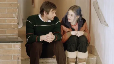 A still image from one of the best Jim Carrey movies, Eternal Sunshine of the Spotless Mind.