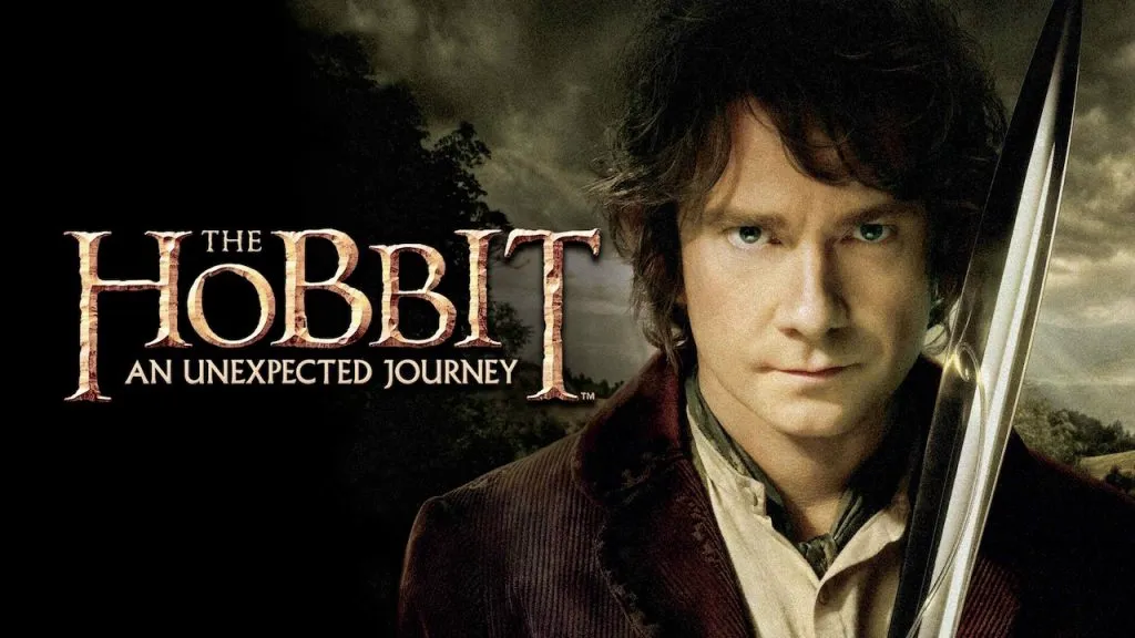 Title art for The Hobbit movie, An Unexpected Journey.