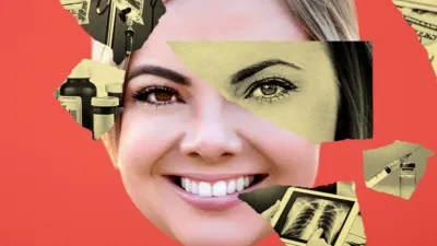 Title art for ABC News Studio true crime series, Scamanda.