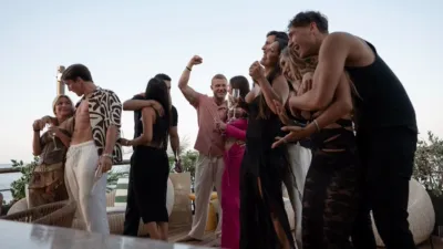 A still image from Love Overboard, a reality TV show on Hulu.