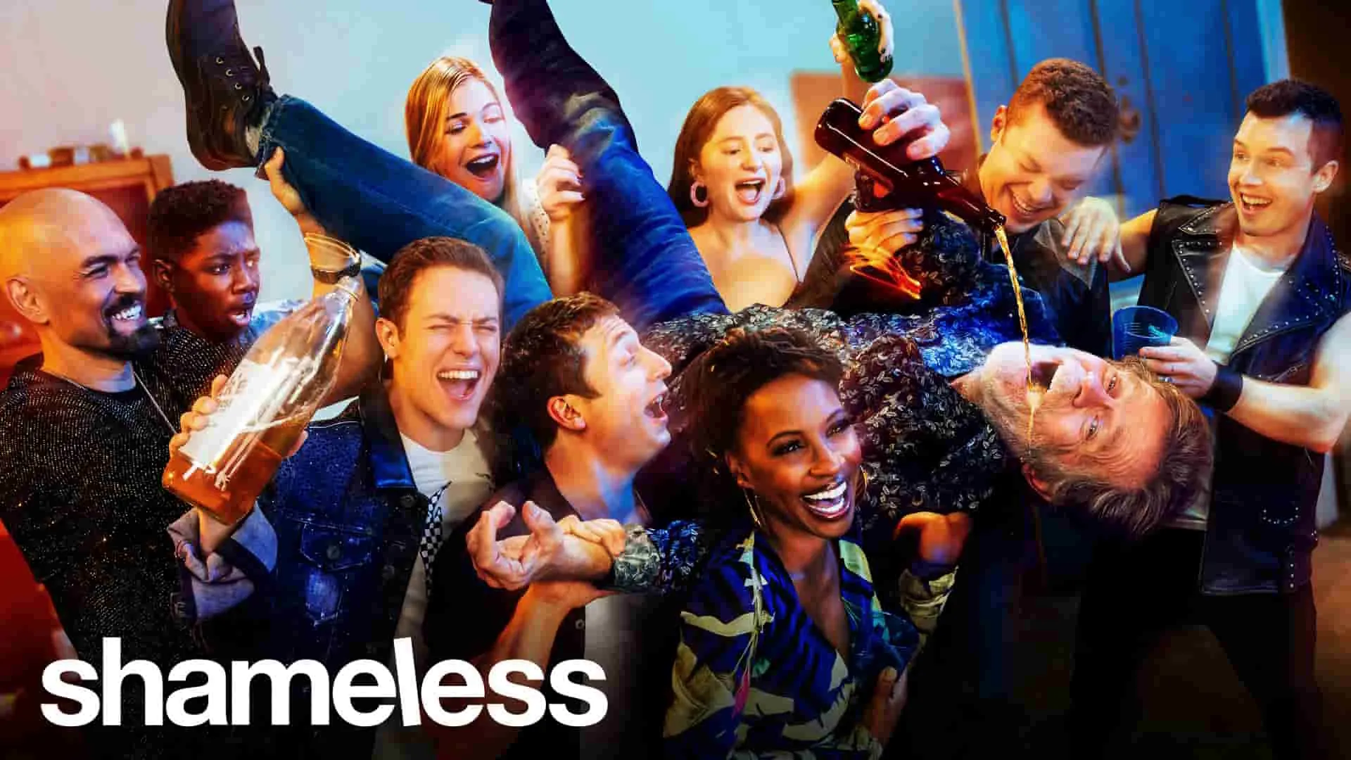 Title art for dysfunctional dark comedy, Shameless