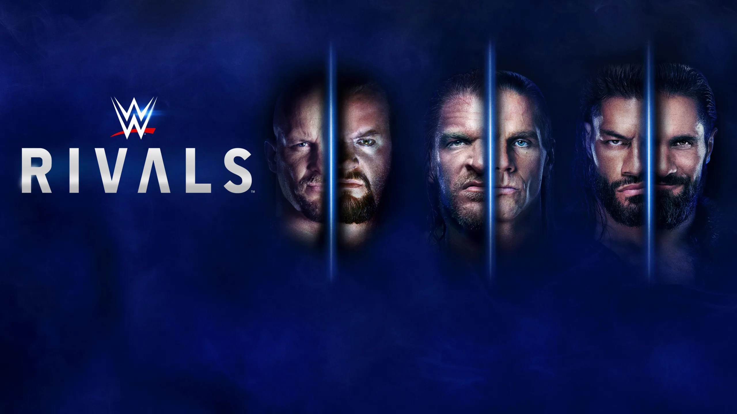 Title art for the WWE show WWE Rivals.