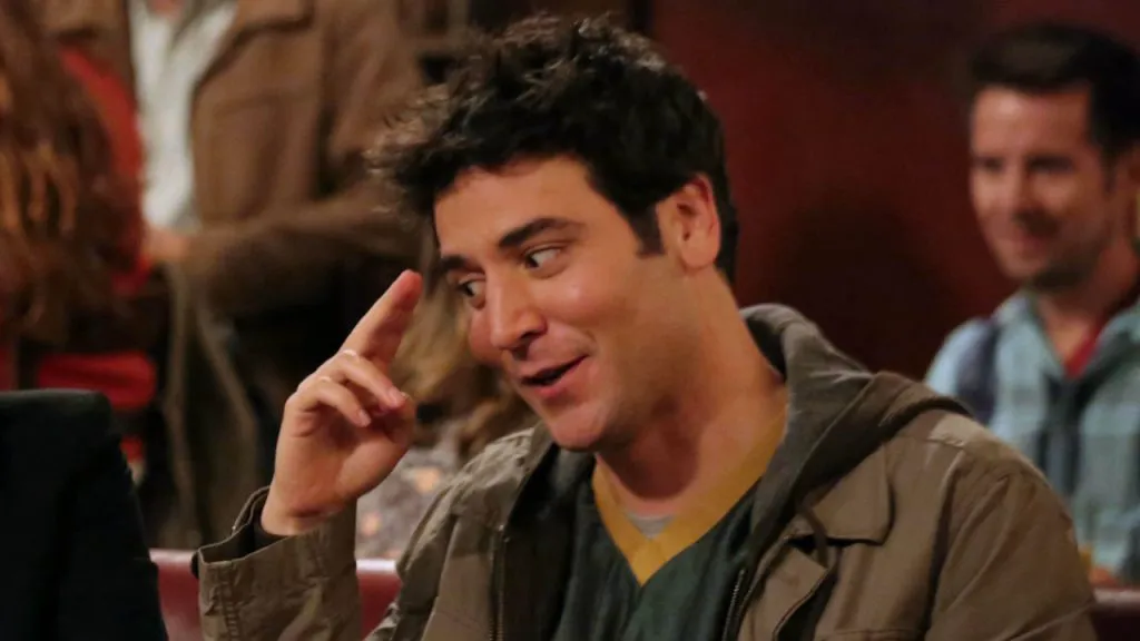 A still image of Josh Radnor as Ted Mosby on the hit sitcom, How I Met Your Mother.