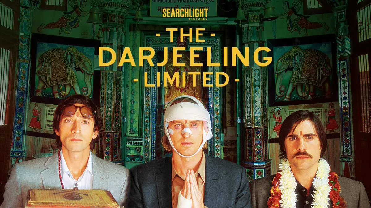 Title art for the Wes Anderson movie The Darjeeling Limited.