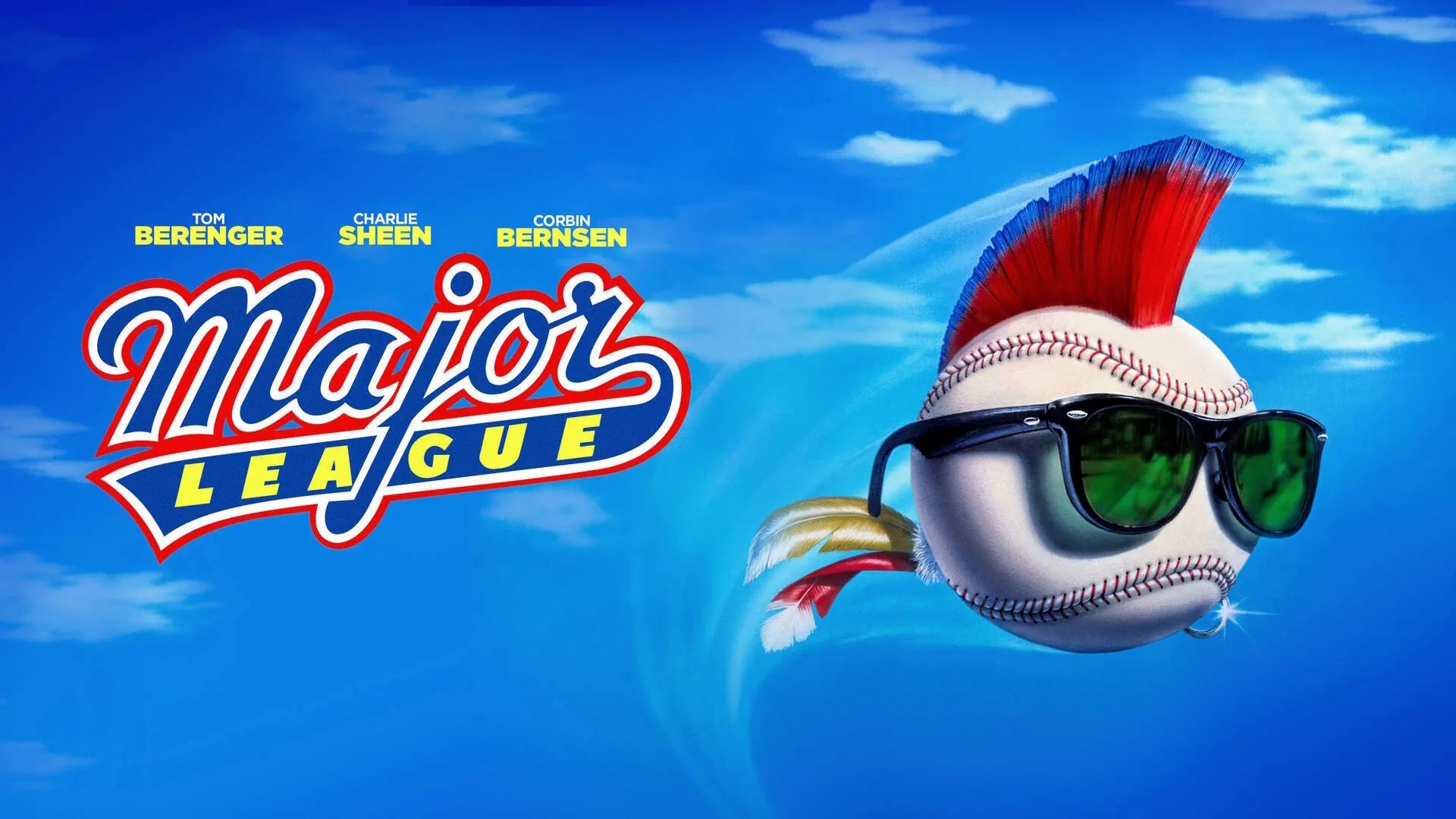 Title art for the baseball movie Major League.