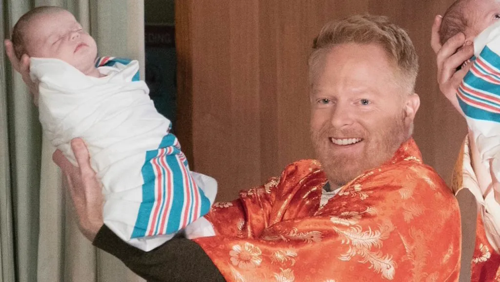 A still image of Jesse Tyler Ferguson as Mitchell Pritchett in Modern Family.