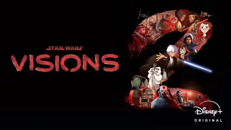 Title art for the Disney+ Original Star Wars show, Visions.
