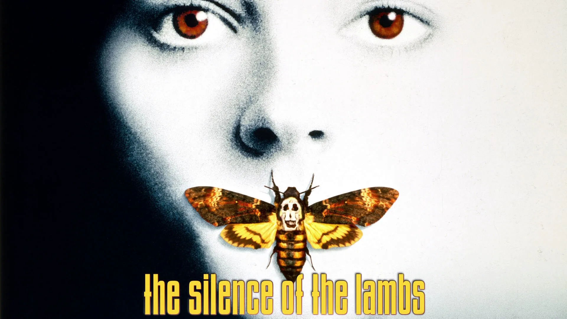 Title art for the murder mystery movie The Silence of the Lambs.
