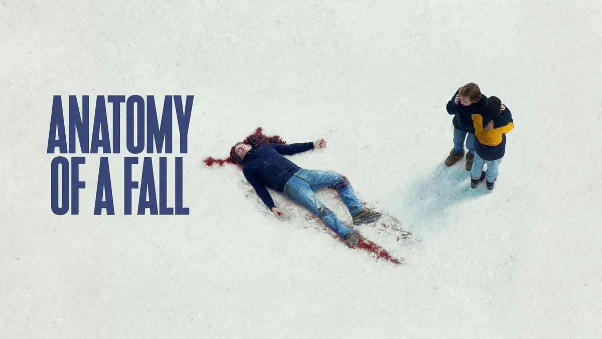 Title art for the murder mystery movie Anatomy of a Fall.