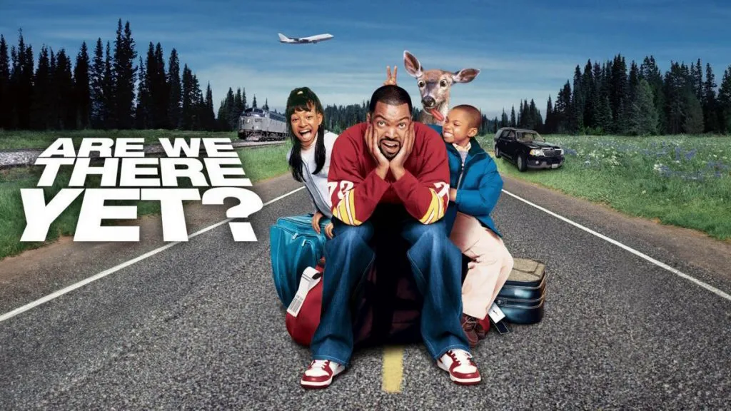 Title art for the family movie, Are We There Yet?
