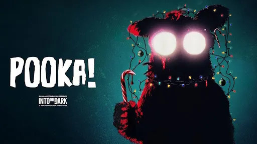 Title art for the holiday horror/thriller, Pooka!.