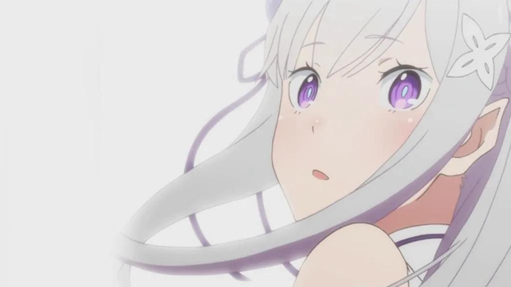 Animation still from one of the best isekai anime series, Re:ZERO.