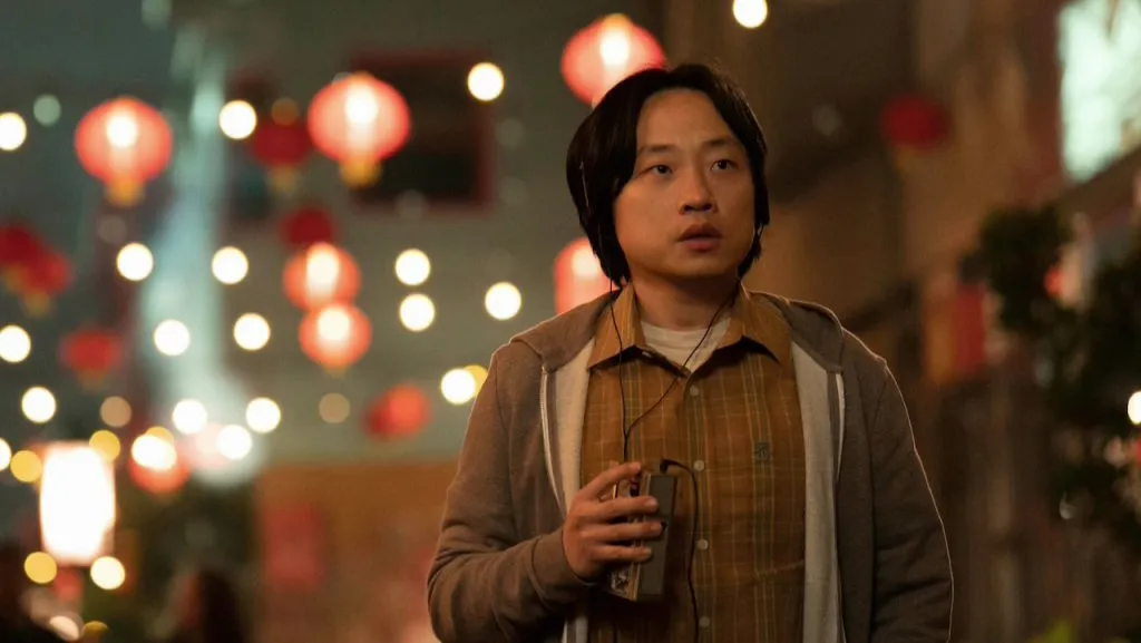 A still image from the upcoming Hulu series, Interior Chinatown.