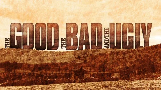 Title art for the Western movie, The Good, the Bad, and the Ugly.
