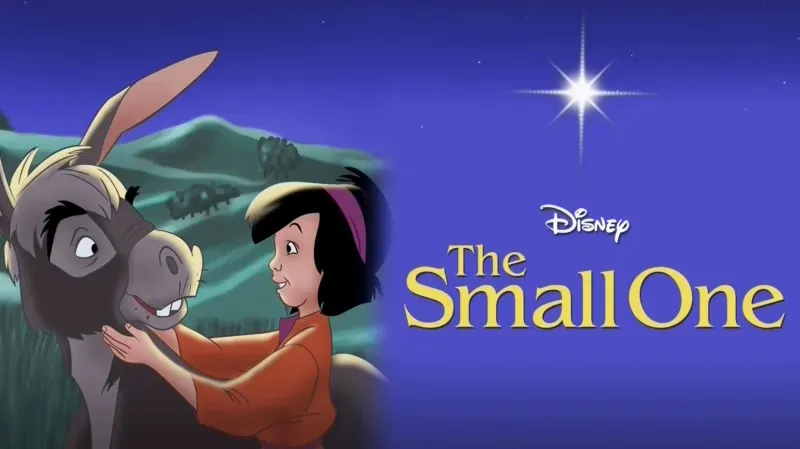 Title art for the animated Christmas movie The Small One.