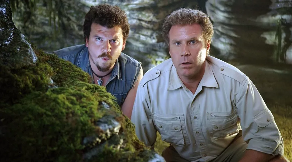 A still image from one of the funniest Will Ferrell movies, Land of the Lost.