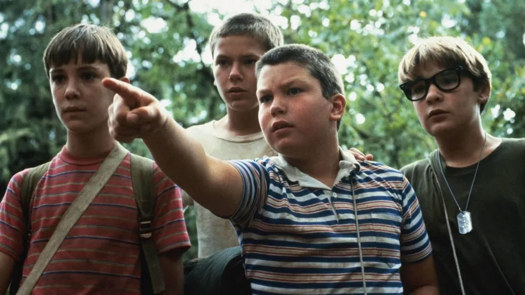 An image from the acclaimed ’80s movie, Stand By Me.