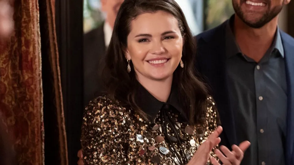 A promotional image of Selena Gomez as Mabel Mora in Season 3 of Only Murders in the Building.