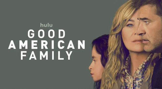 Title art for the Hulu Original Series Good American Family.