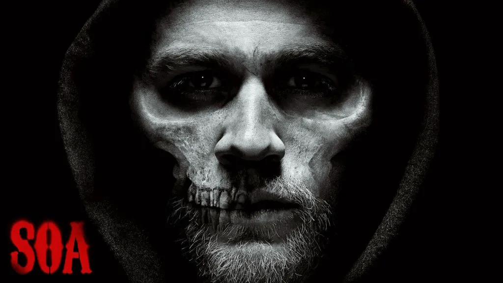 Title art for the Taylor Sheridan show, Sons of Anarchy.
