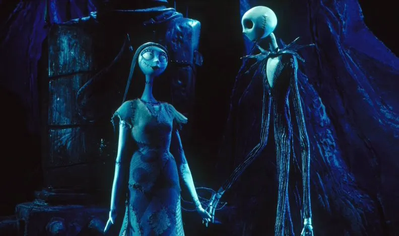 A still image from the Nightmare Before Christmas