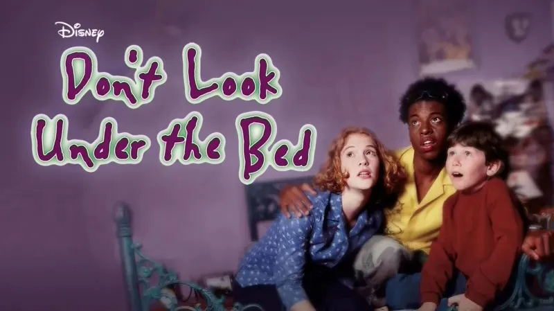Title art for the Disney Halloween movie, Don’t Look Under the Bed.