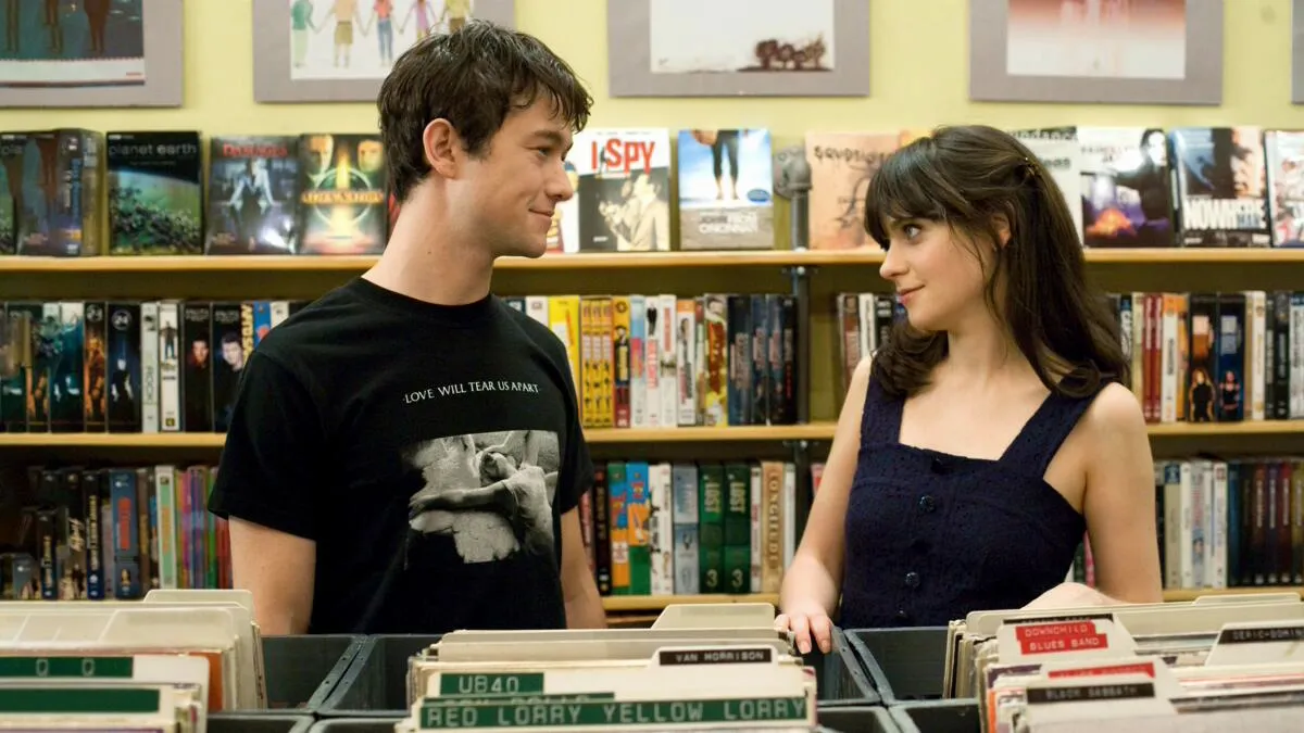 A still image from the rom-com movie, (500) Days of Summer.