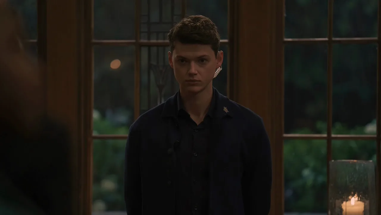 Brad Alexander as Garth in The Testaments.