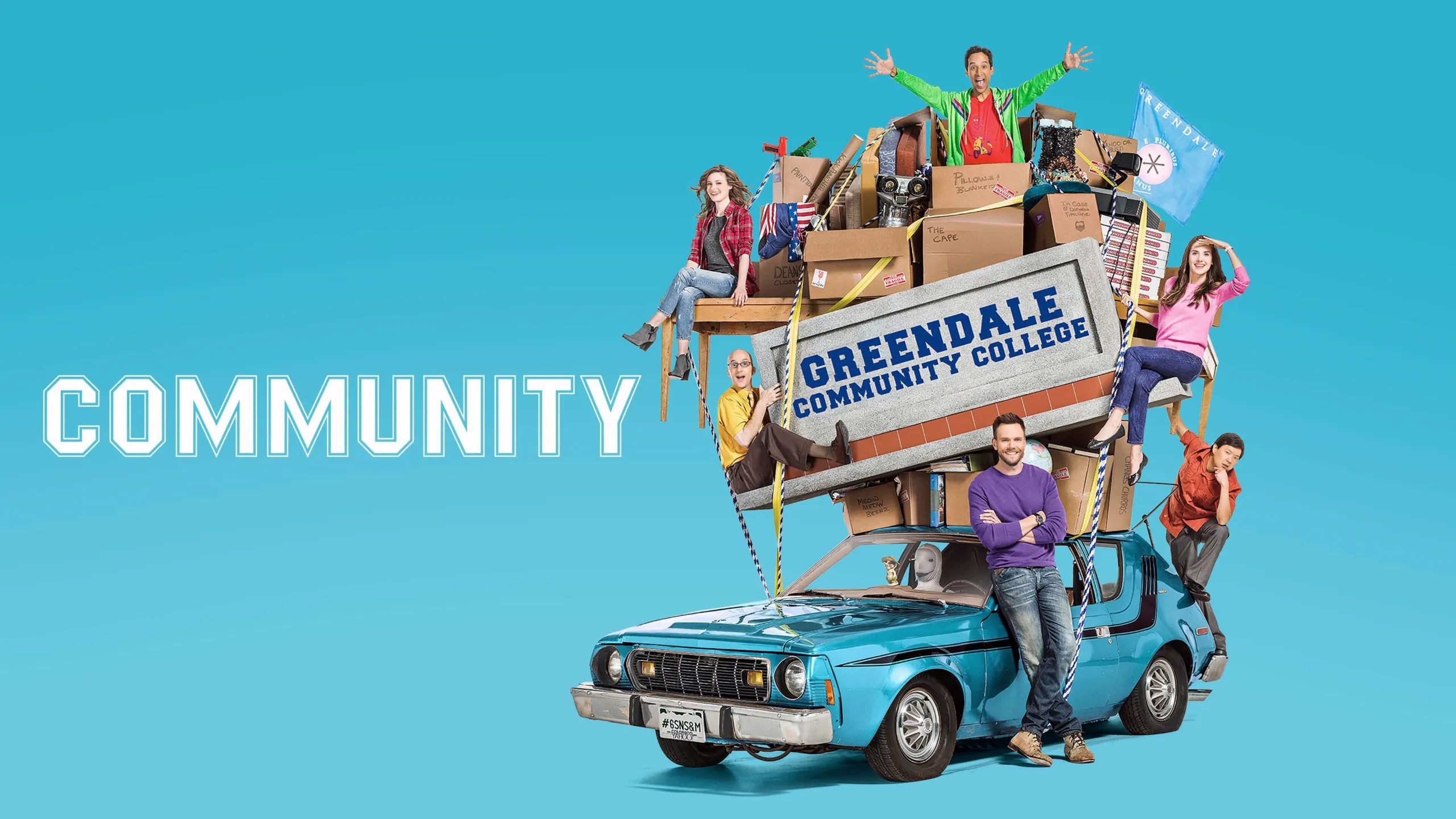Title art for the TV show Community.