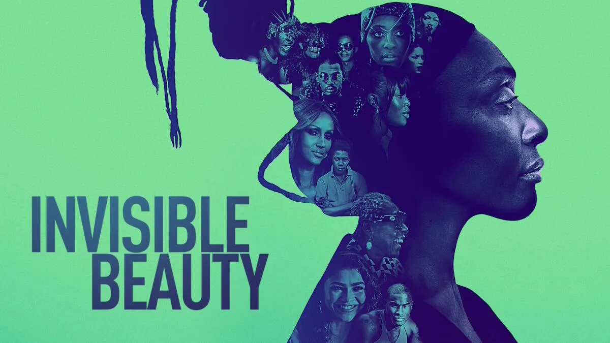 Title art for the Black culture documentary Invisible Beauty.