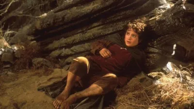 A still Image from The Lord of the Rings movie, The Fellowship of the Ring.