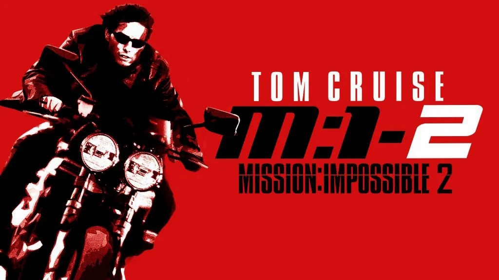 Title art for the second Mission: Impossible movie, Mission: Impossible II