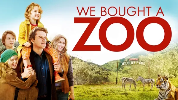 Title art for the family movie, We Bought a Zoo.