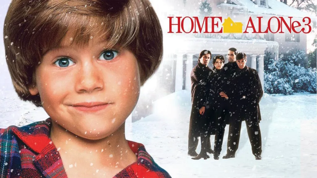 Title art for the Christmas movie Home Alone 3.