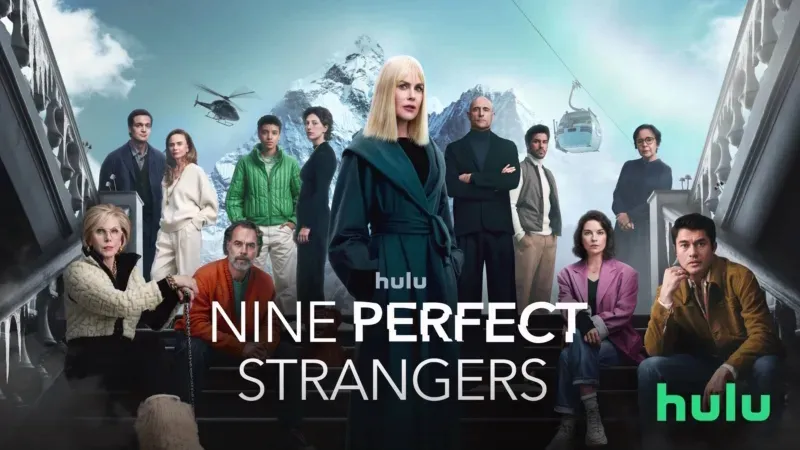 Title art for Season 2 of the Hulu Original series, Nine Perfect Strangers.