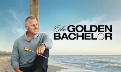 Title art for The Golden Bachelor Season 2 featuring Mel Owens.