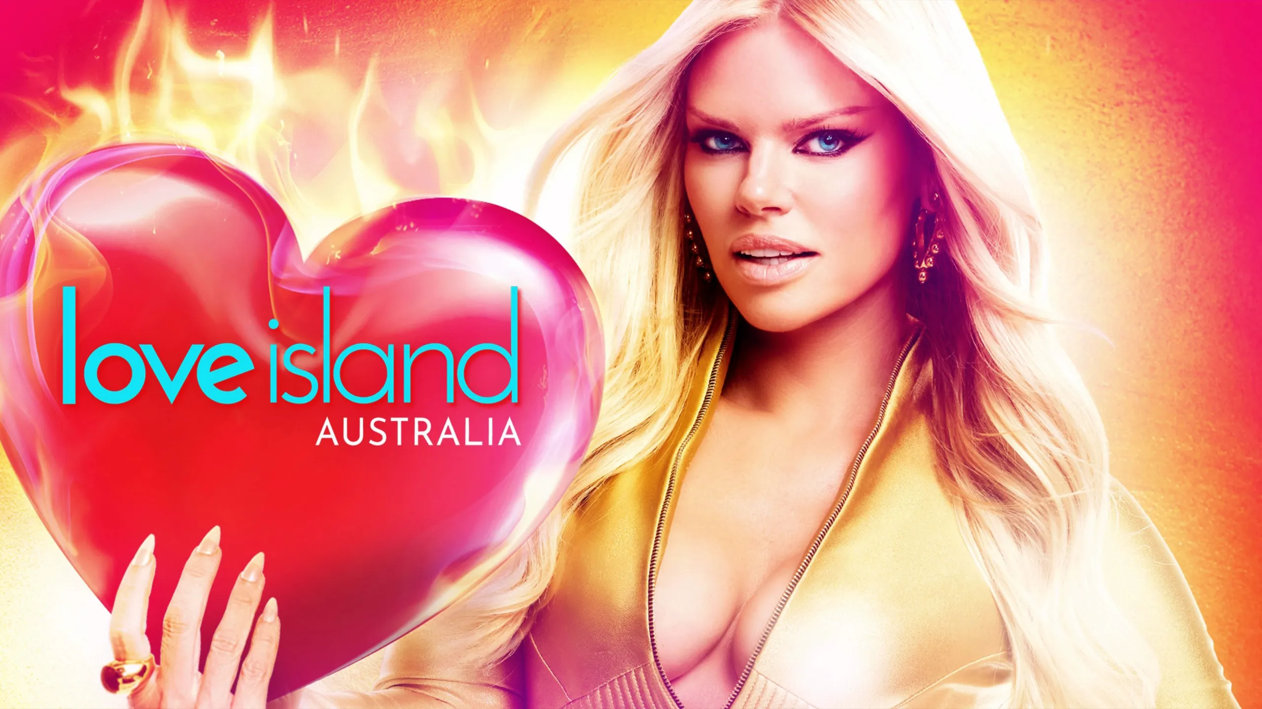 Title art for the reality series Love Island: Australia.