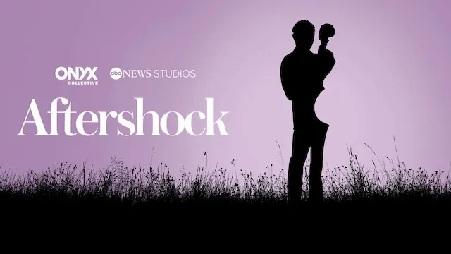 Title art for the documentary, Aftershock.
