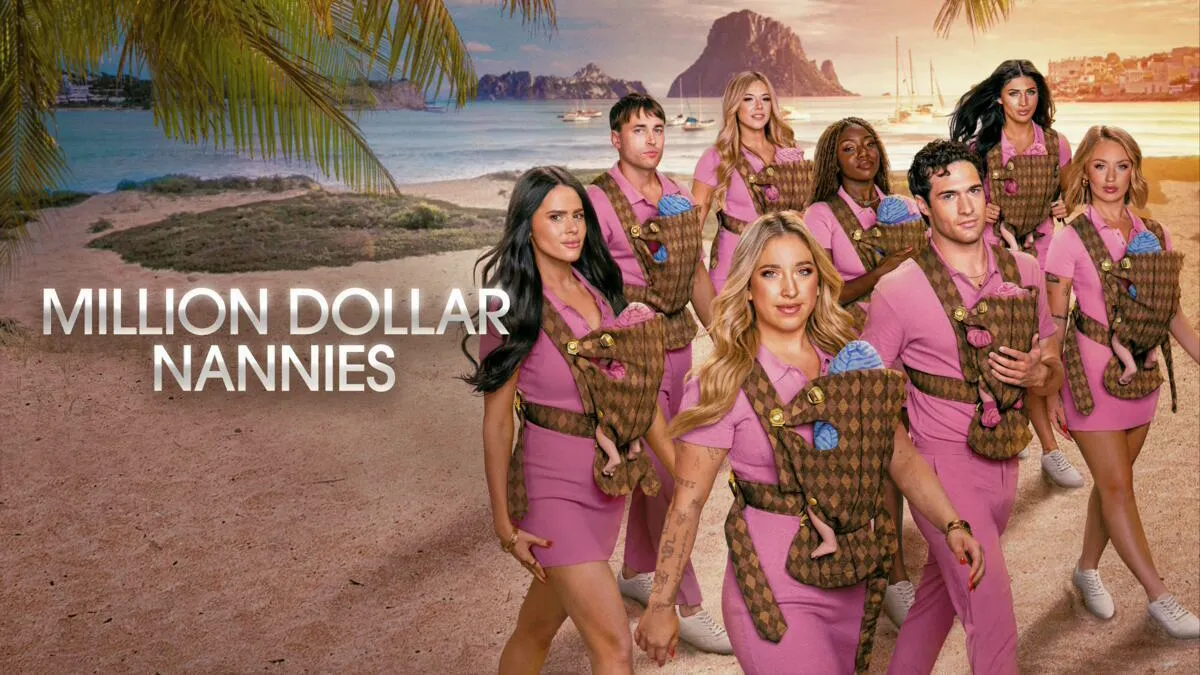 Title art for the reality TV series Million Dollar Nannies.