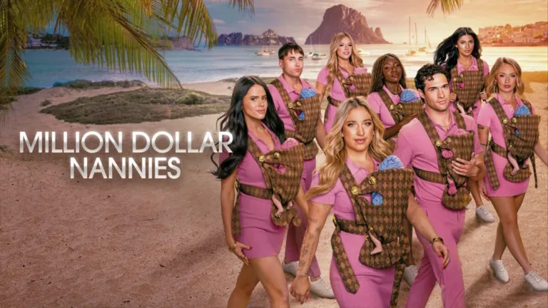 Title art for the reality TV series Million Dollar Nannies.