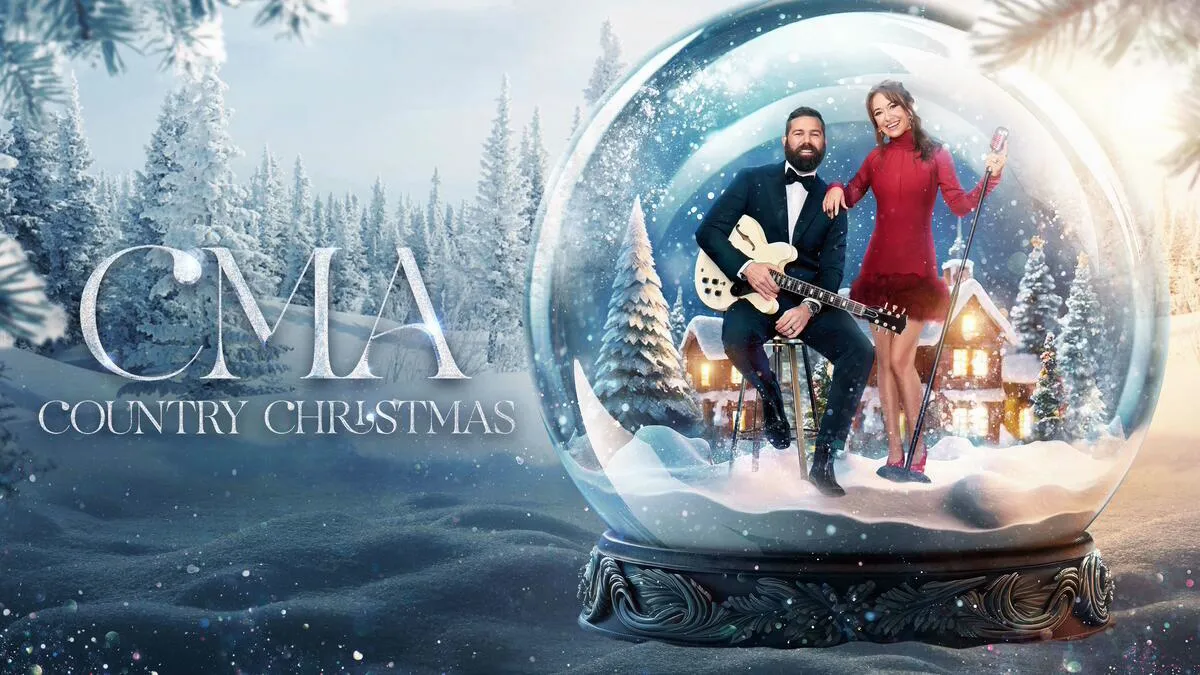 Title Art for the 16th annual CMA Country Christmas.