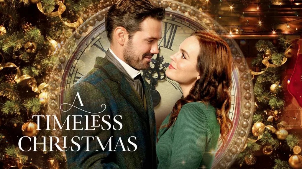 Title art for the Hallmark Christmas movie, A Timeless Christmas.