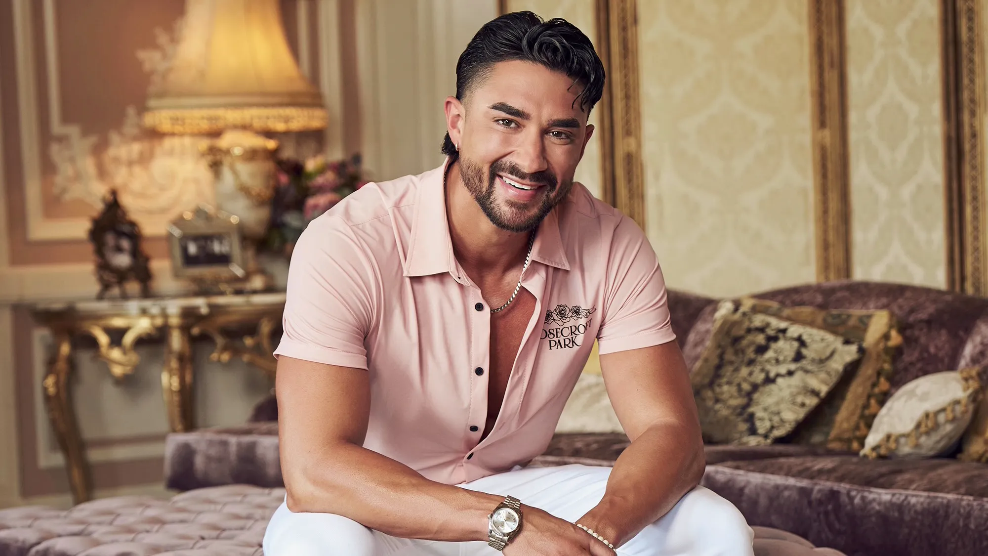 A headshot of server Marciano for Season 3 of Vanderpump Villa.