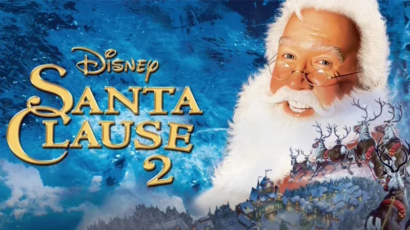 Title art for the Disney Christmas movie, The Santa Clause 2.
