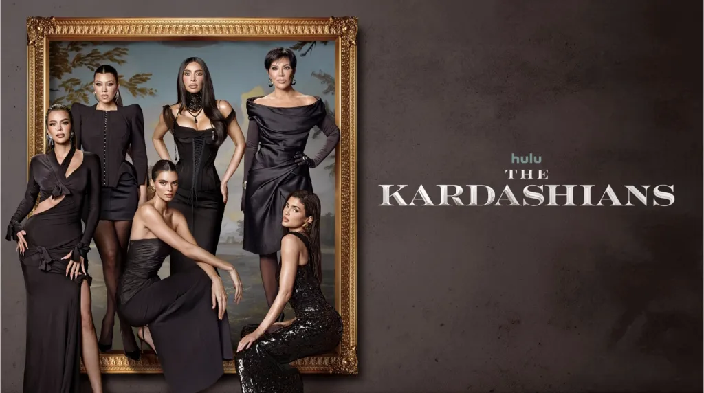 Title art for the new Hulu Original series, The Kardashians.