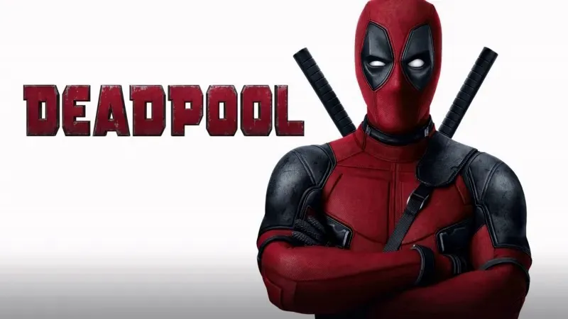 Title art for the Marvel movie, Deadpool.