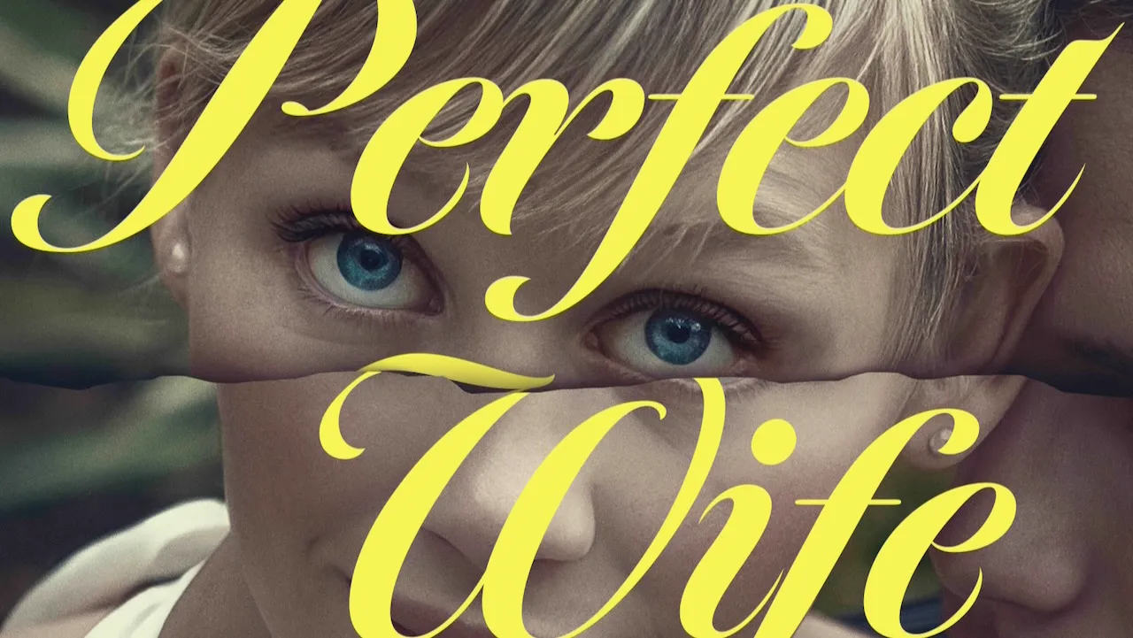 Title art for the true crime docuseries Perfect Wife: The Mysterious Disappearance of Sherri Papini.