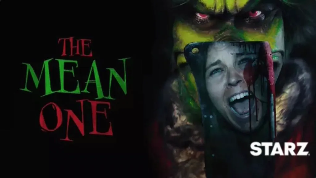 Title art for the Christmas horror movie, The Mean One.