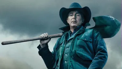 A promotional image for the Paramount show, Yellowstone.