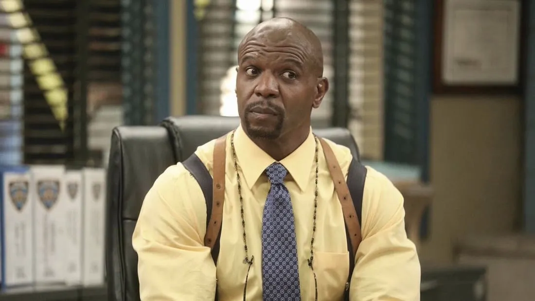 Lieutenant Terry Jeffords (Terry Crews) in the NBC sitcom Brooklyn Nine-Nine.